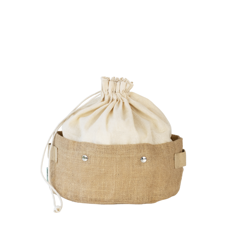 Corbeille de Conservation et Sac Amovible en Coton Bio