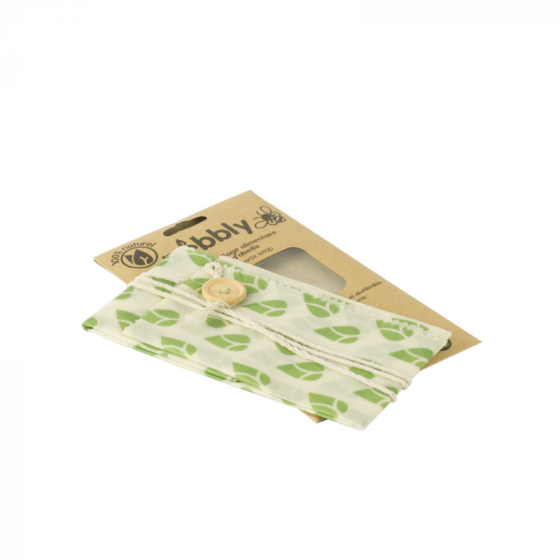 Beeswax Food Wrapping Sheet with Button