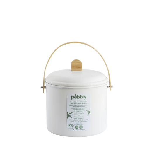 Seau à Compost d'Intérieur en Acier - 3,5 L