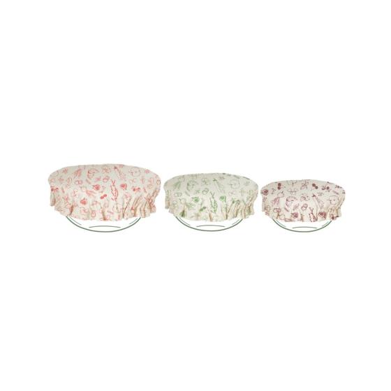 Set de 3 Couvre-Bols en Coton Bio