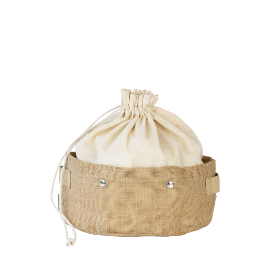 Corbeille de Conservation et Sac Amovible en Coton Bio