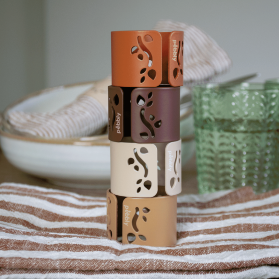 4Er Set Serviettenringen