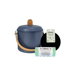 Compost Bundle : Bucket (3,5L Slate) + Filters + Bio Bags