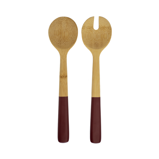 Bamboo salad servers