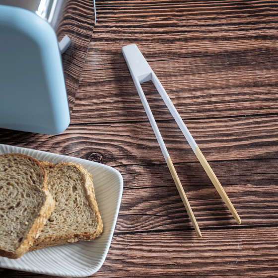 Pince à Toast Aimantée en Bambou