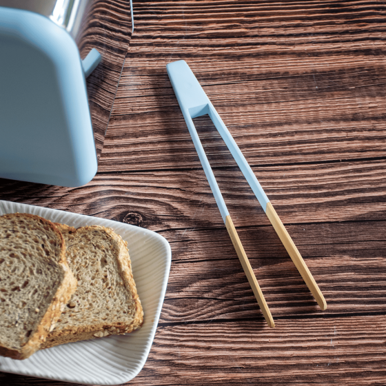 Magnetic Bamboo Toast Tongs