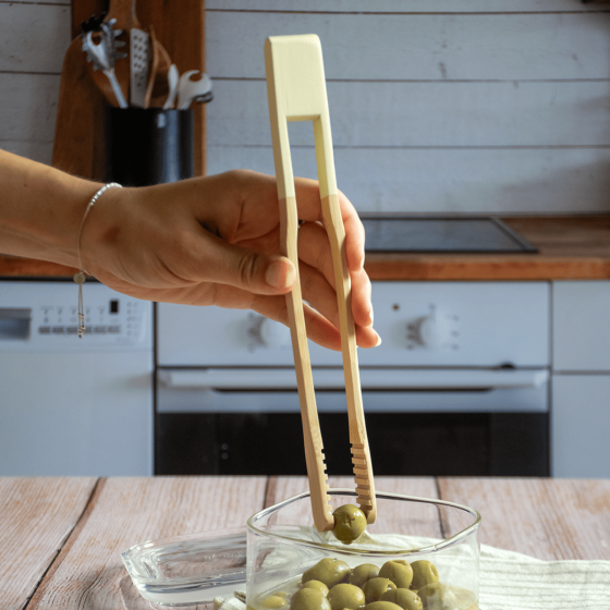 Bamboo Multi-Purpose Tongs - 12 colours