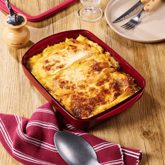 Rectangular Glass Baking Dish with Lid - 1.6 Liters - 2 Colors