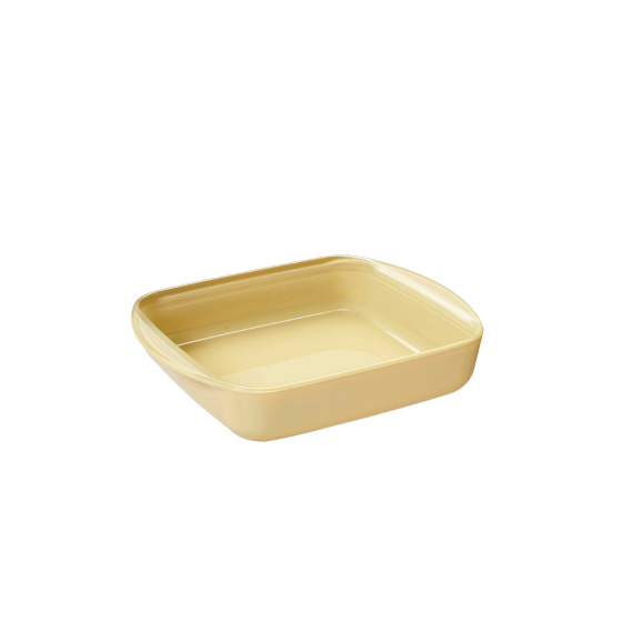 Plat carré en Verre - 1,6 litres
