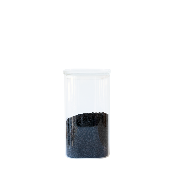Square Glass Storage Canister