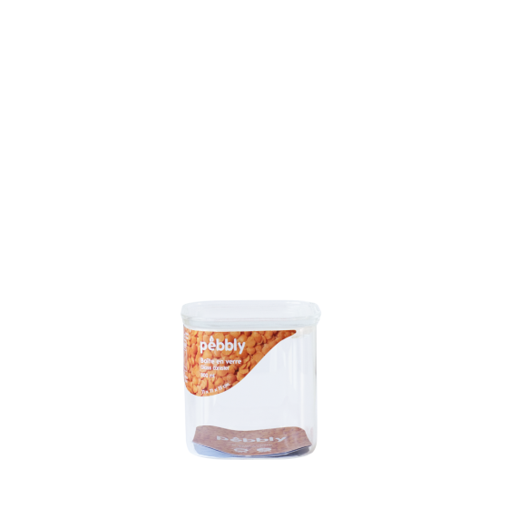 Square Glass Storage Canister