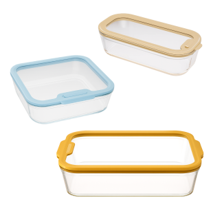 Set Cuisson et Conservation en Verre - 3 pièces