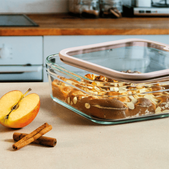 Glas-Set zum Kochen und Aufbewahren - 4 Teile