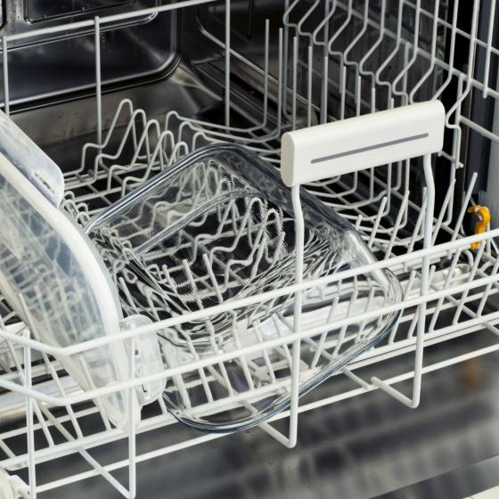 2 quadratische Glasbehälter (320 und 800 ml)