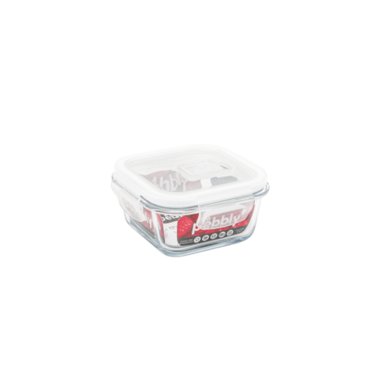 2 Boîtes en Verre Carrées (320 et 800 ml)