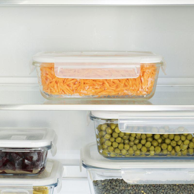 Pack de 2 Boîtes en Verre Rectangulaires (1 et 1.2 litres)