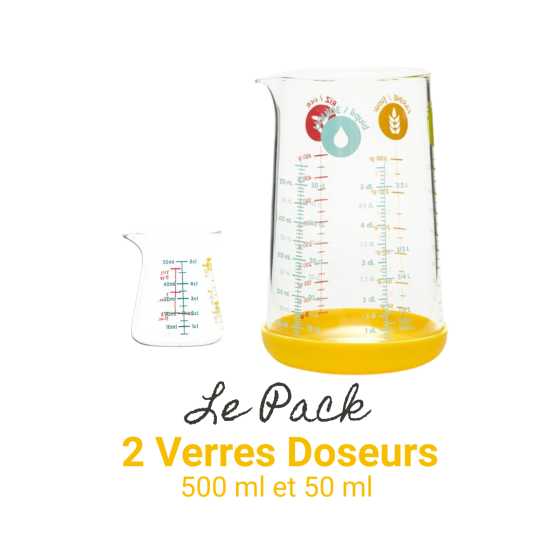 500ml measuring jug and 50ml precision measuring jug