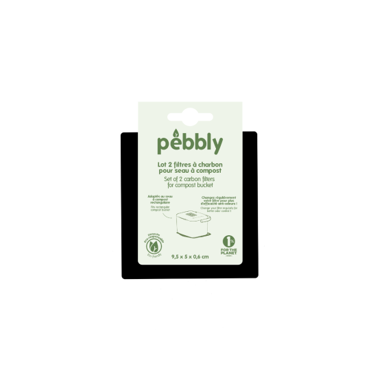 Coffret Compost : Seau en plastique recyclé + Filtres + Bio Sacs