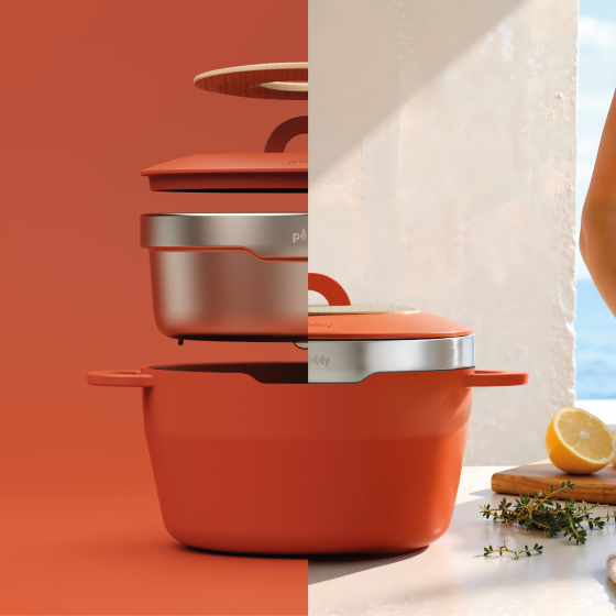 Cocotte multifonction en fonte d'aluminium recyclé 4,5L