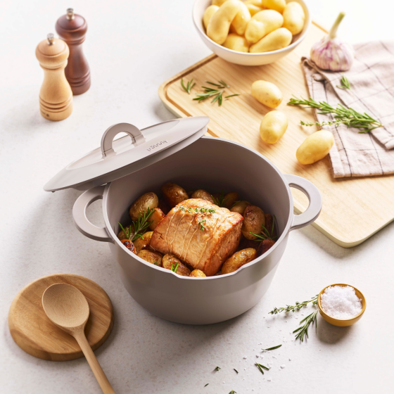 Cocotte multifonction en fonte d'aluminium recyclé 4,5L