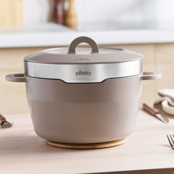 Cocotte multifonction en fonte d'aluminium recyclé 4,5L