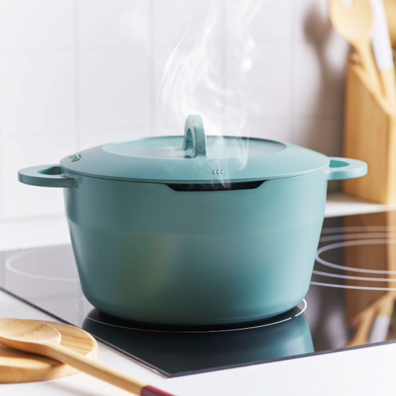 Cocotte multifonction en fonte d'aluminium recyclé 4,5L