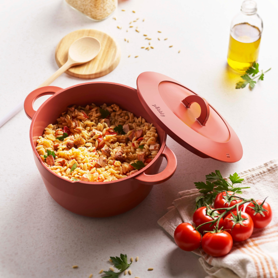 Cocotte multifonction en fonte d'aluminium recyclé 4,5L