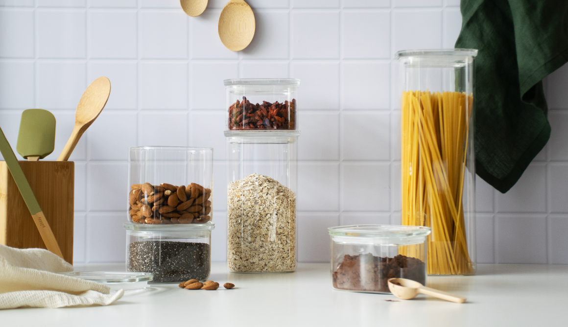 Boîtes de conservation 100 % en verre | Pebbly